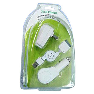 3-1 car and wall charger (travel kit)